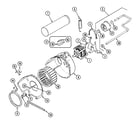 Magic Chef CYG2000AWA motor & drive diagram