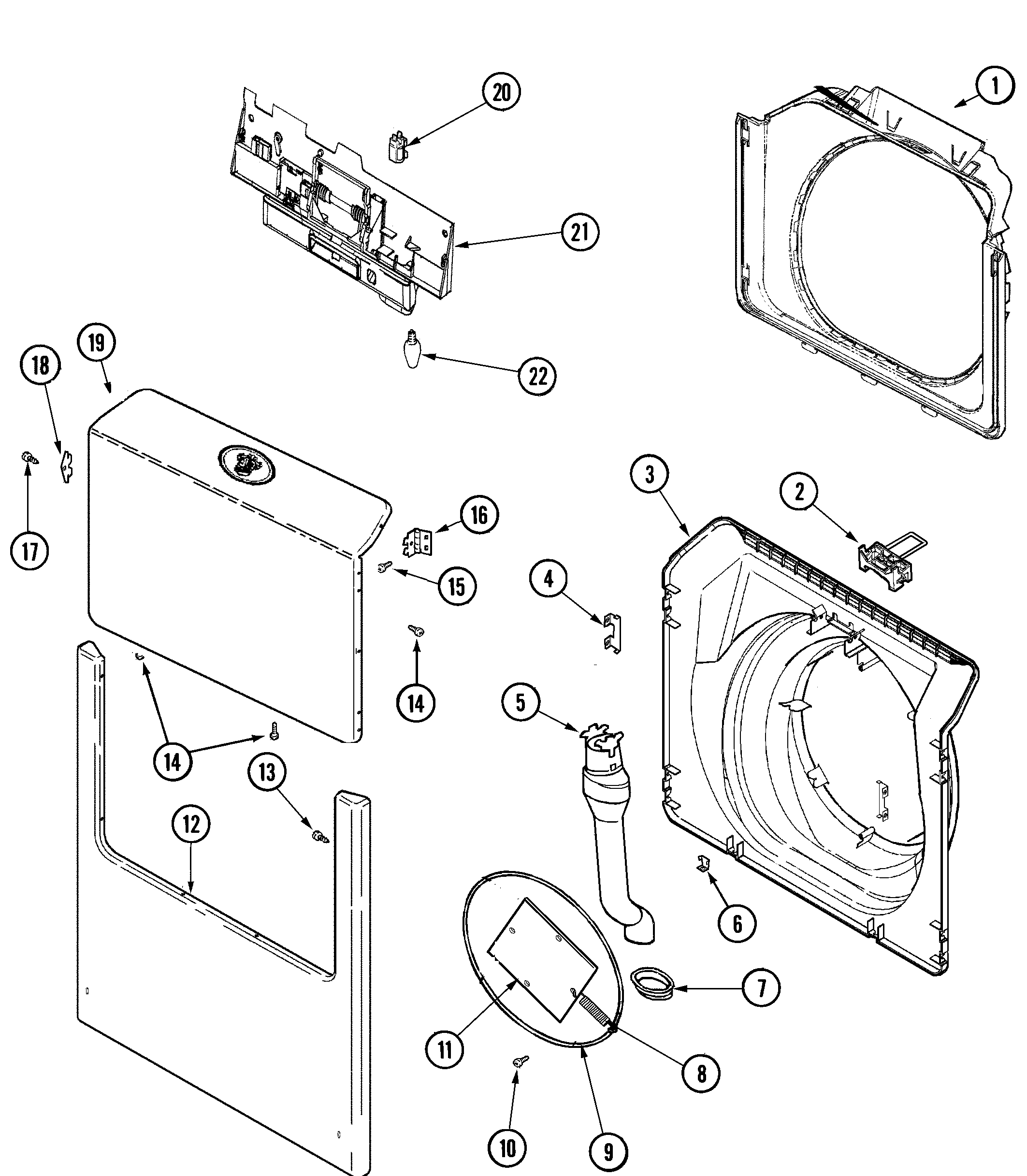 Door & shroud