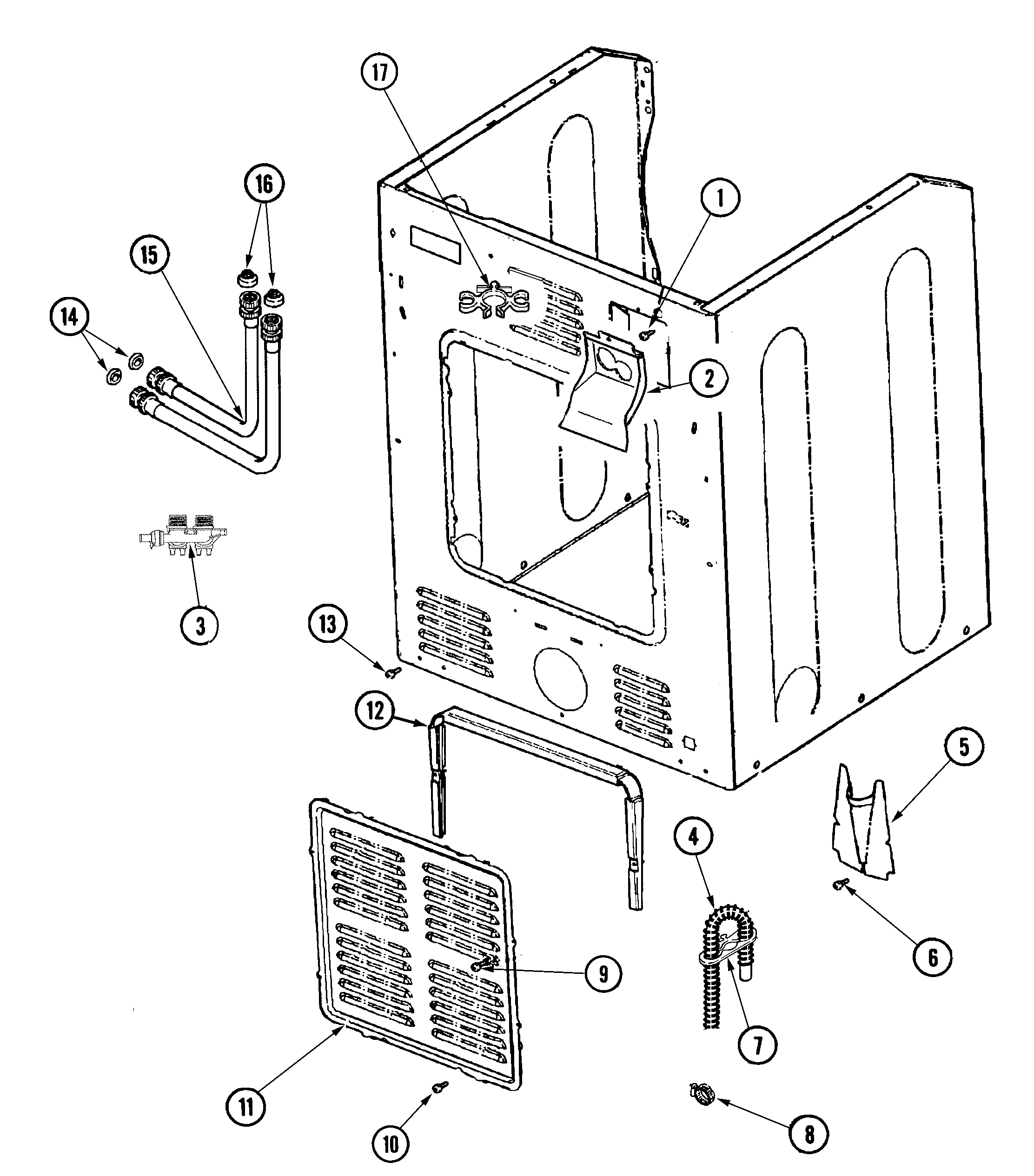 Cabinet - rear