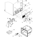 Kenmore 59676519500 cabinet back diagram