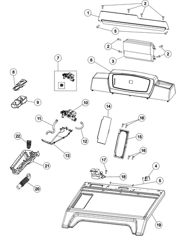 Control panel & top