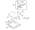 Crosley CW5500W top diagram