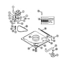 Magic Chef CAV2004AKW base & motor diagram