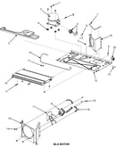 Compressor/cond motor/rear rollers