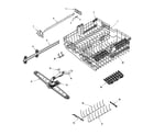 Maytag MDB9600AWS track & rack assembly (upr) diagram