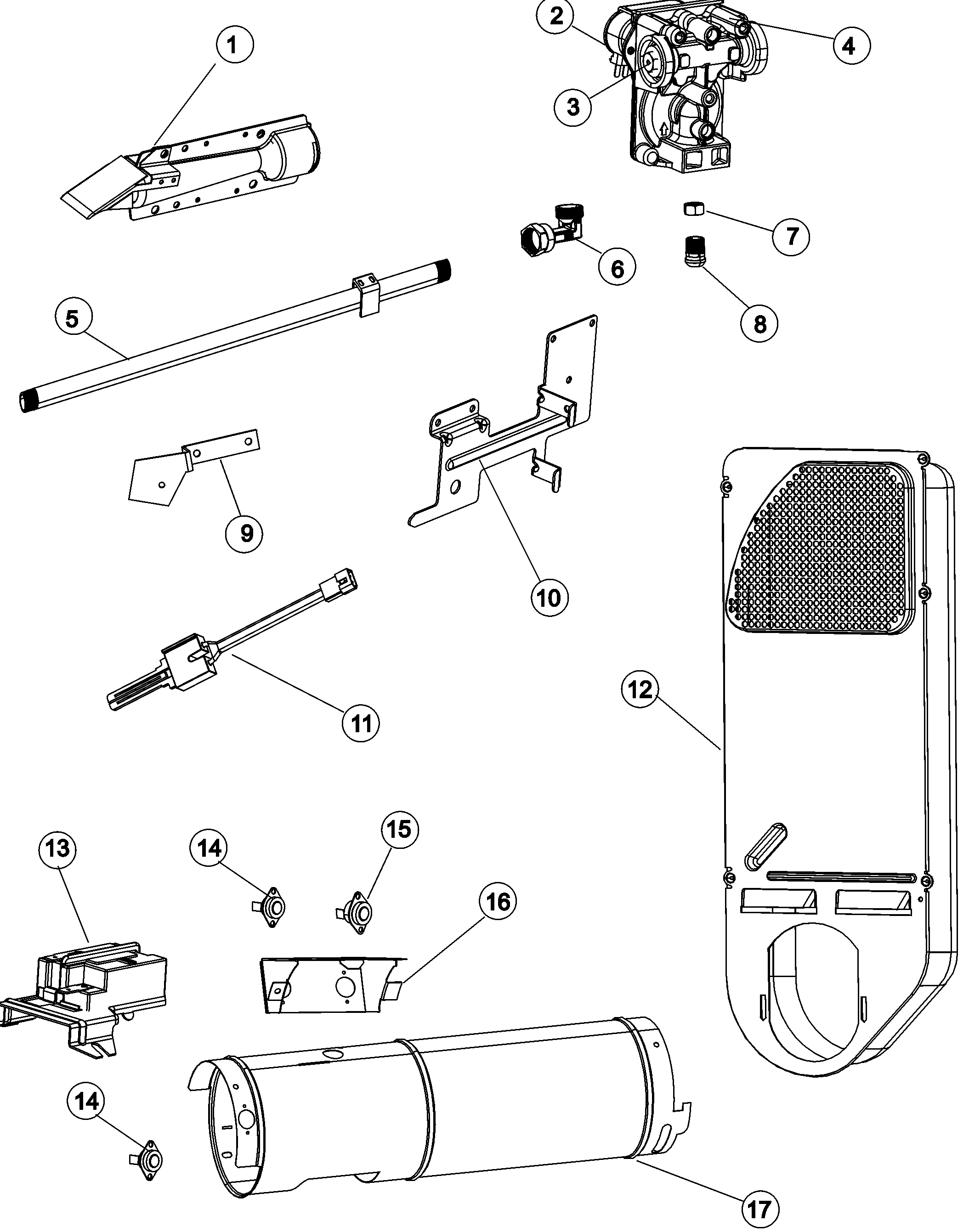 GAS CARRYING PARTS (SERIES 11)