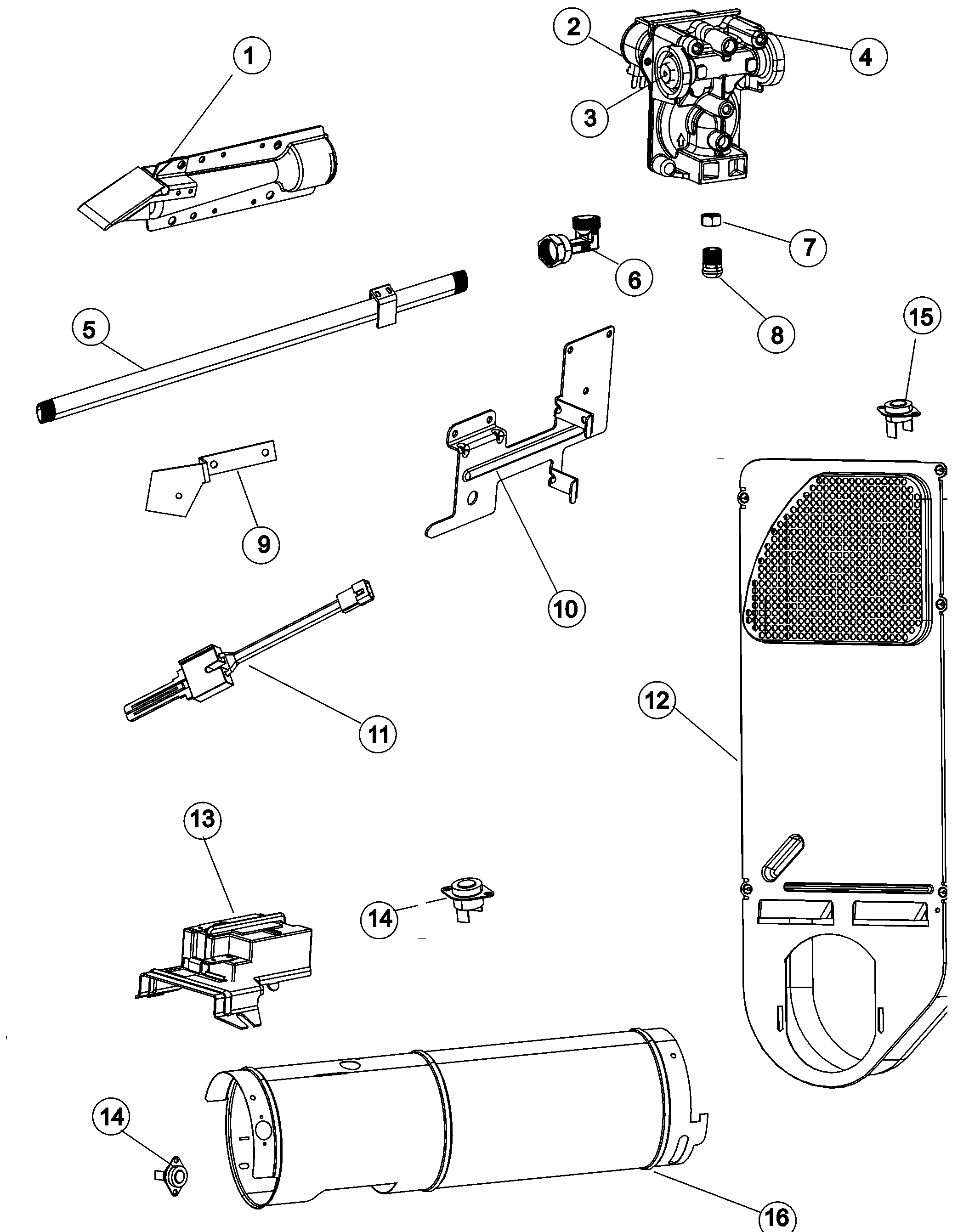 GAS CARRYING PARTS (SERIES 10)