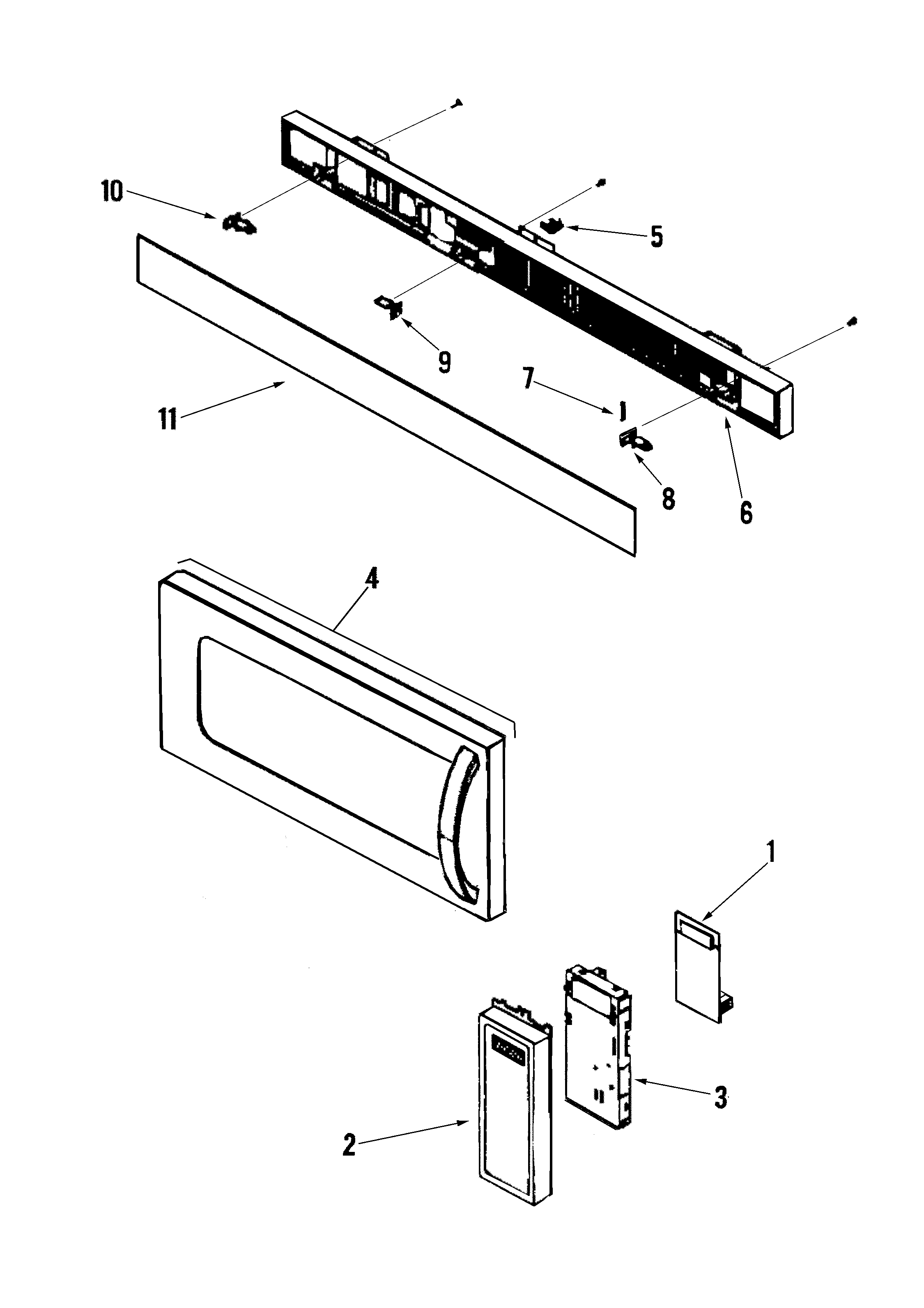 Control panel/door/grille