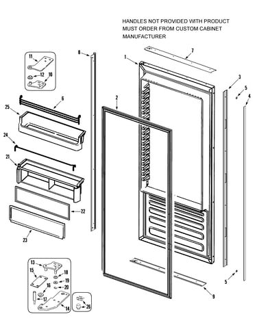 Fresh food door