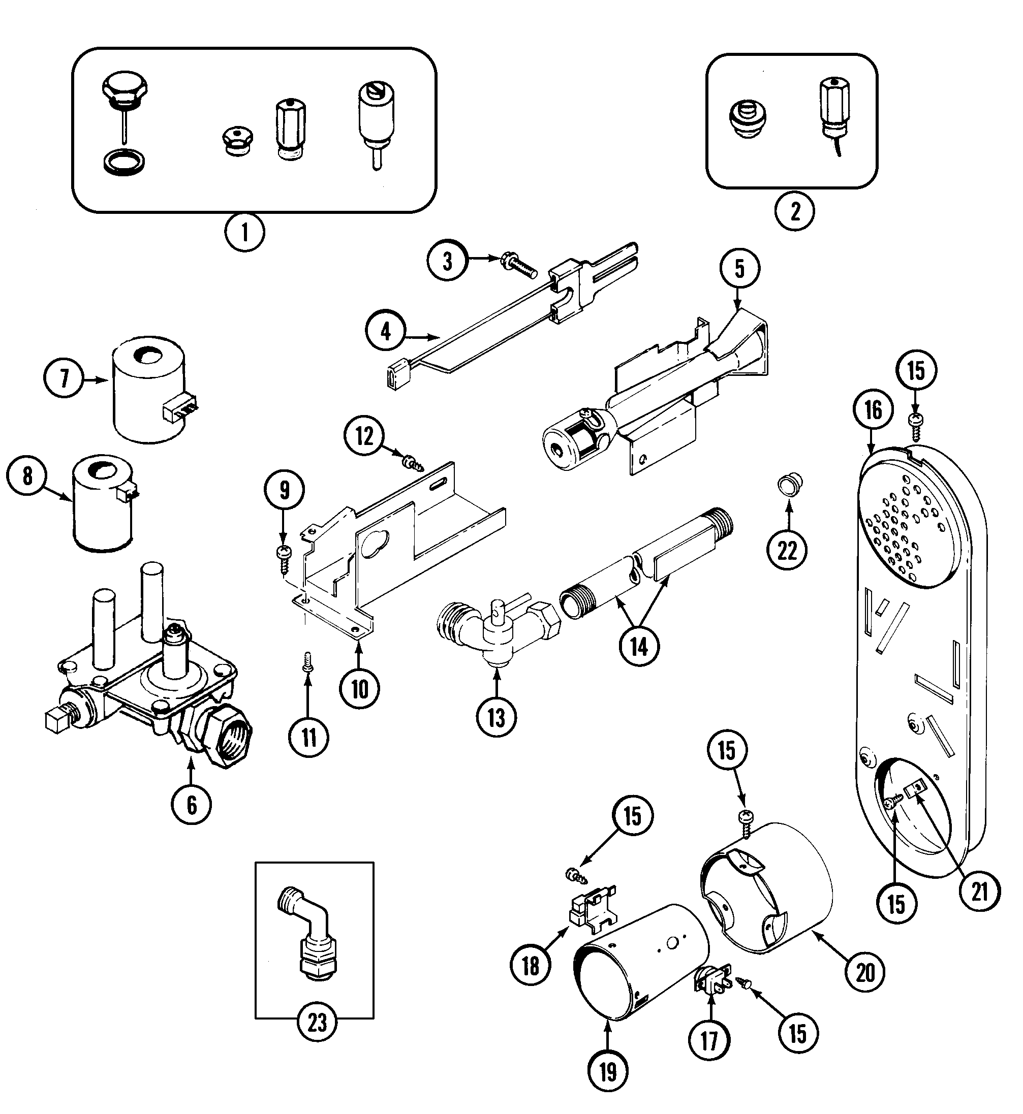 GAS VALVE (DRYER)