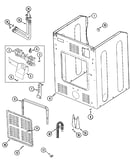 Cabinet-rear (washer)