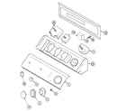 Maytag MDE2600AYW control panel diagram