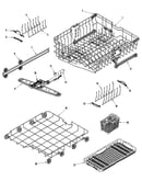 Track & rack assembly (middle/lwr)