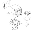 Amana RC5PHB-P1327607M tray, grease shield, cabinet, diagram