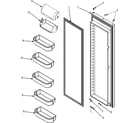 Maytag MSD2651HEQ refrigerator door (series 10) diagram