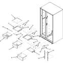 Maytag MSD2651HEW crisper assembly (series 50) diagram