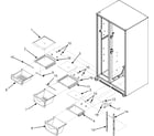 Maytag MSD2651HES crisper assembly (series 10) diagram