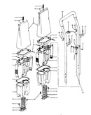 Handle, dirtcup, outerbag