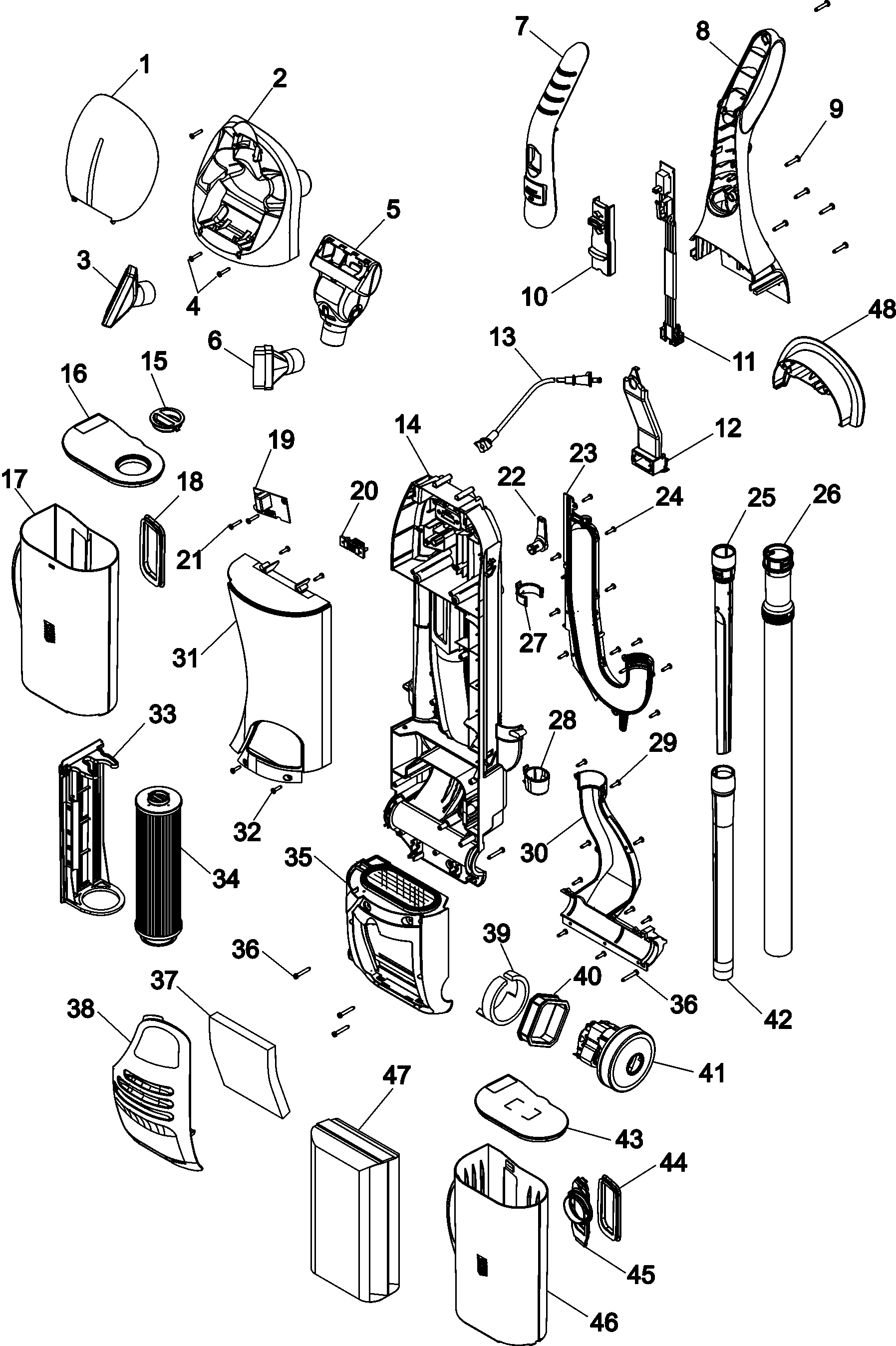 Upper assembly