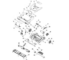 Hoover U8183-950 foot assembly diagram