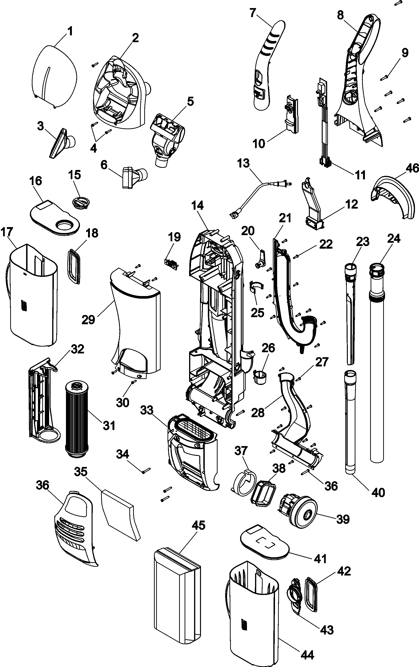 Upper assembly