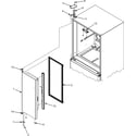 Maytag MFC2061KEQ left refrigerator door diagram