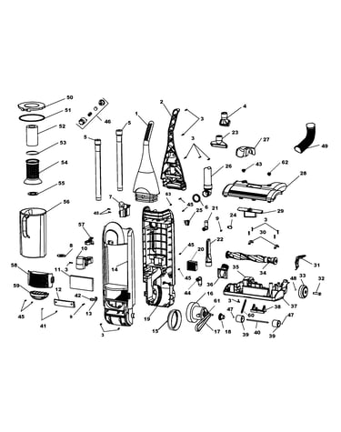 Agitator, motor, handle, mainbody