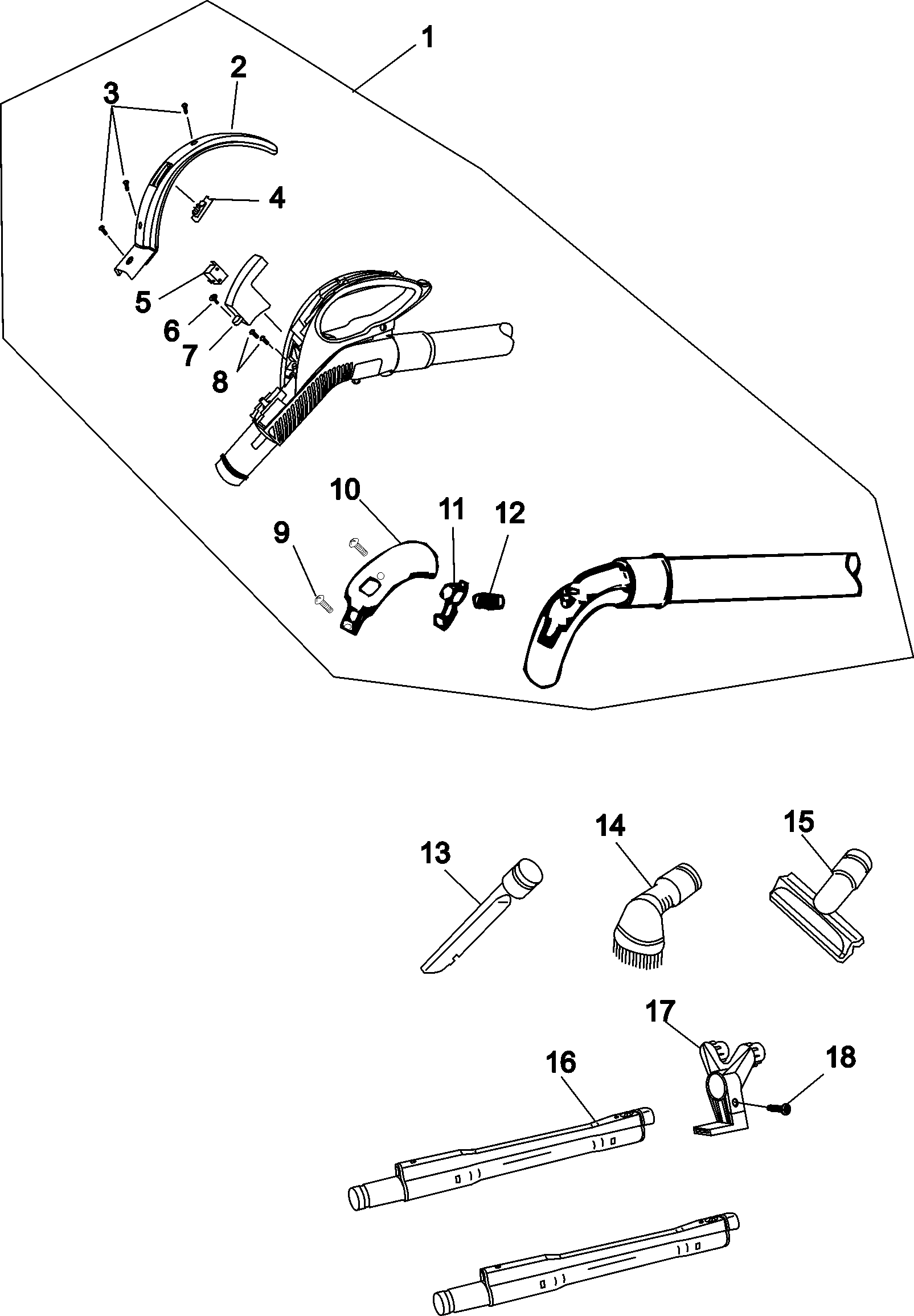 Hose and tools