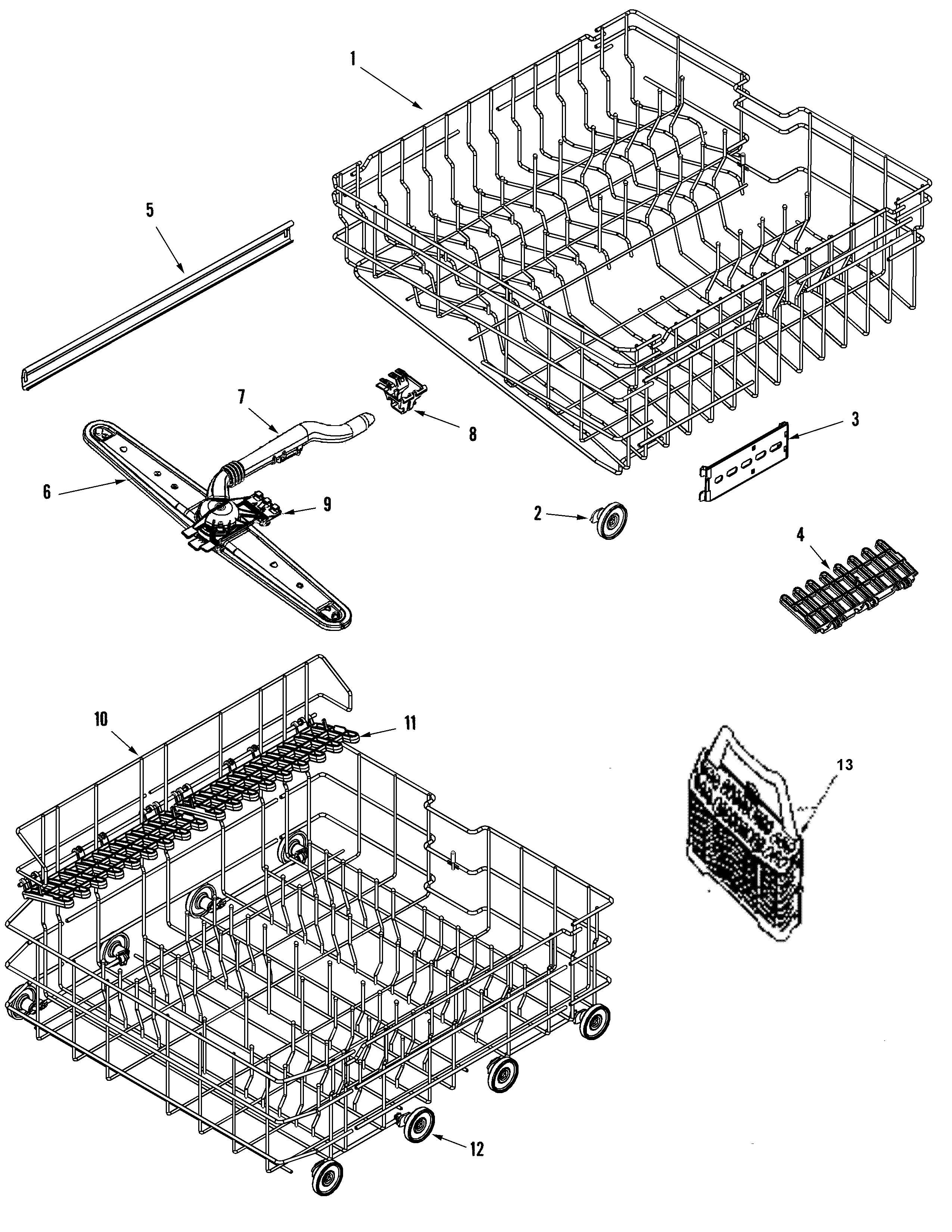 Rail & rack assembly