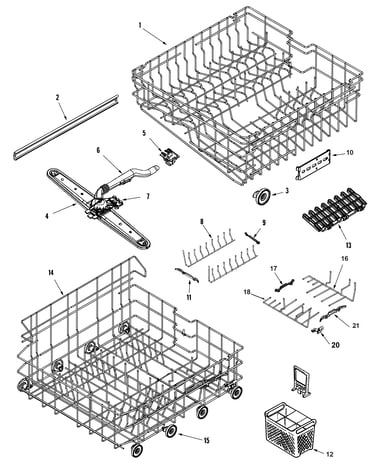 Rail & rack assembly