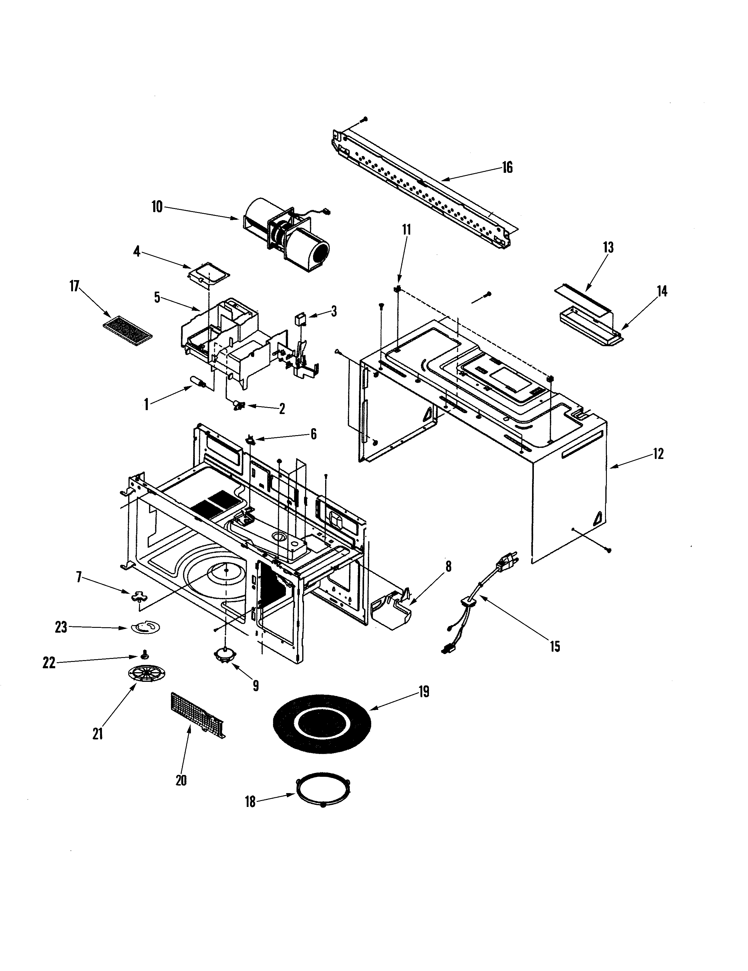 Body/cavity/blower motor