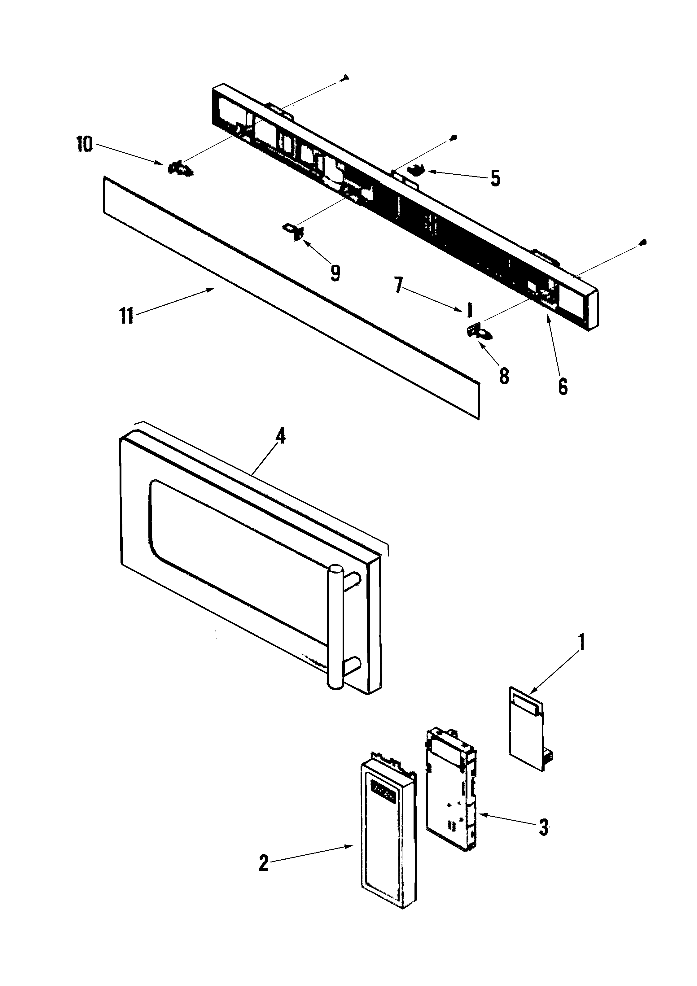 CONTROL PANEL/DOOR/GRILLE