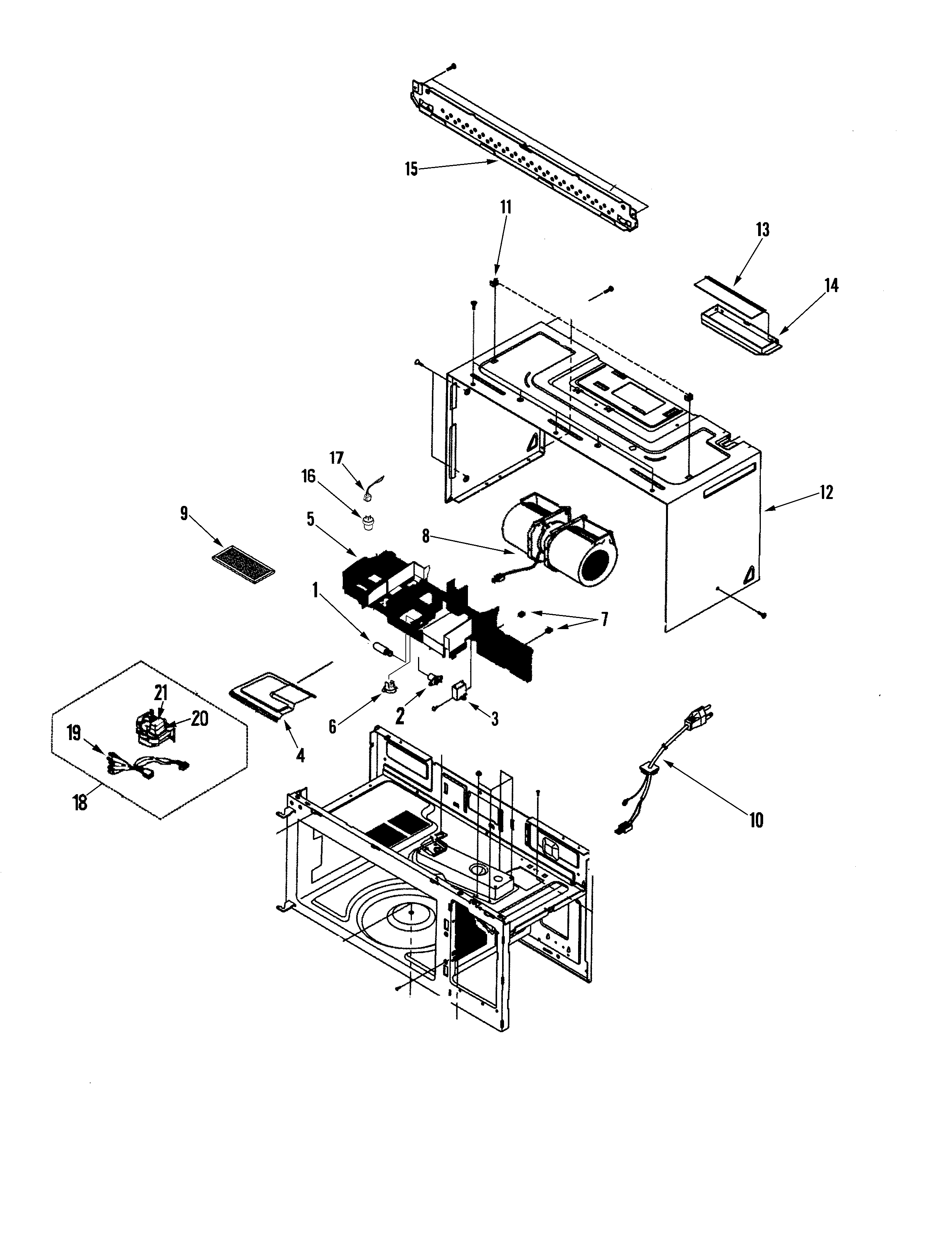 Body/blower motor