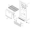 Maytag MQU1656BEW freezer compartment diagram