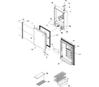 Kenmore 59665332600 refrigerator door diagram