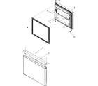 Kenmore 59665332600 freezer door diagram