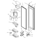 Maytag MSD2656KES refrigerator door diagram