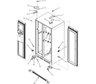 Maytag MSD2656KEU hinges & toe grille diagram