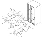 Maytag MSD2656KEU crisper assembly diagram