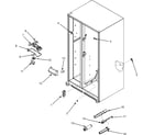 Maytag MSD2656KEU evap fan/crisp light/water filter diagram