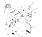 Maytag MSD2656KEU freezer compartment diagram