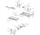 Maytag MSD2656KEU compressor/cond motor/rear rollers diagram