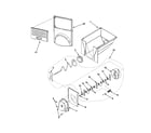 Maytag MSD2656KEU ice bucket assy. diagram