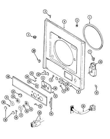 Front panel & control panel (lsg7806abq)