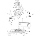 Maytag MAV3855AKW base & motor diagram