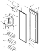 Refrigerator door