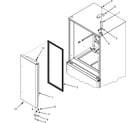 Jenn-Air JFC2070KRB right refrigerator door diagram