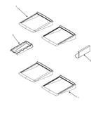 Refrigerator shelves