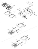 Refrigerator shelving