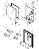 Refrigerator door